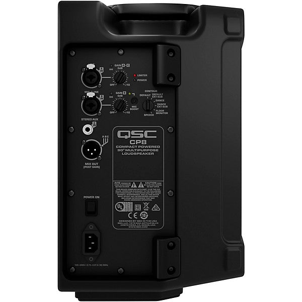 QSC CP8 1000W 8 inch Powered Speaker