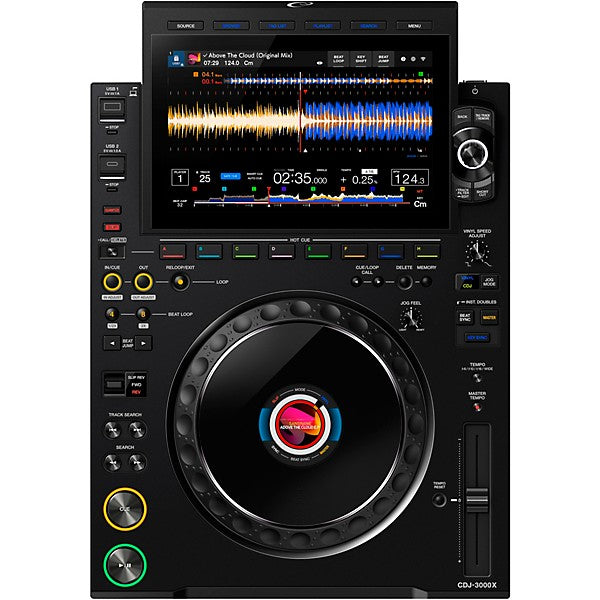 AlphaTheta CDJ-3000X DJ Media Player - Black