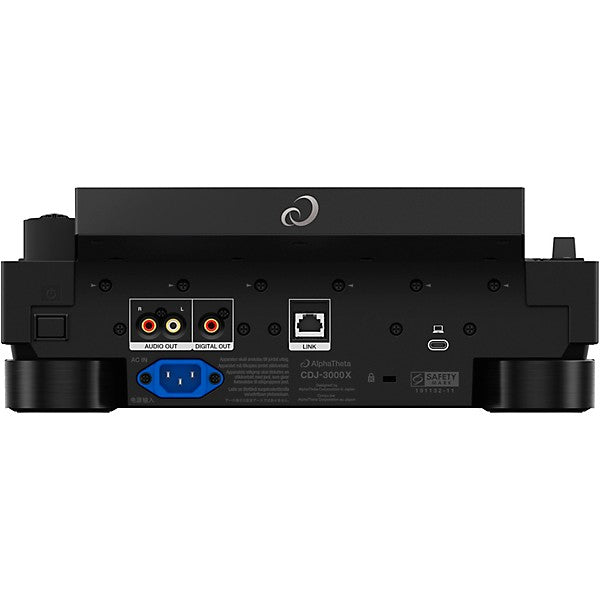 AlphaTheta CDJ-3000X DJ Media Player - Black