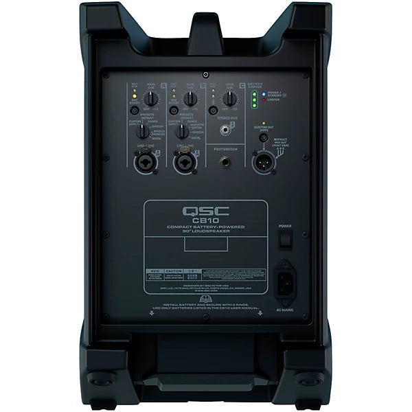 QSC CB10 Battery-Powered Portable Loudspeaker
